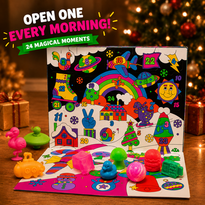🔥 LAST DAY 50% OFF-🎄 24-Day Squishy Christmas Advent Calendar – 24 Surprise Sensory Toys For Kids