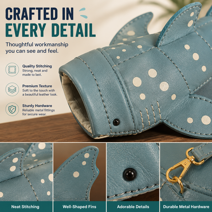 🦈 3D Shark Crossbody Bag – Unique Ocean-Inspired Phone Purse