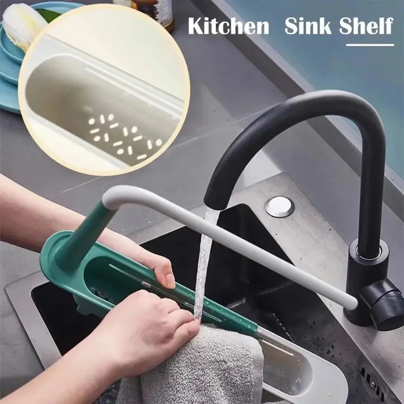Retractable Thickened PP Sink Organizer