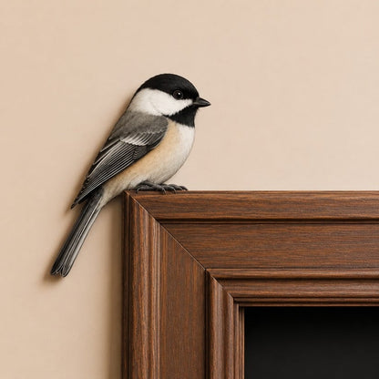 🔥Last Day: Buy 3 Get 1 Free - 🐦✨Wooden Chickadee Door Topper