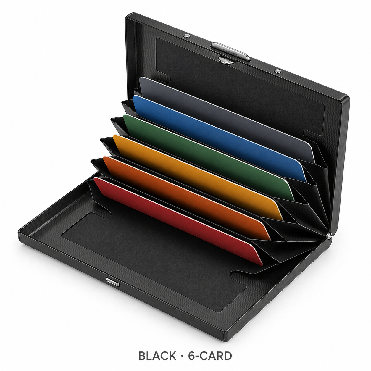 RFID-Blocking Stainless Steel Card Wallet – Organized, Secure & Pocket-Ready 🔒