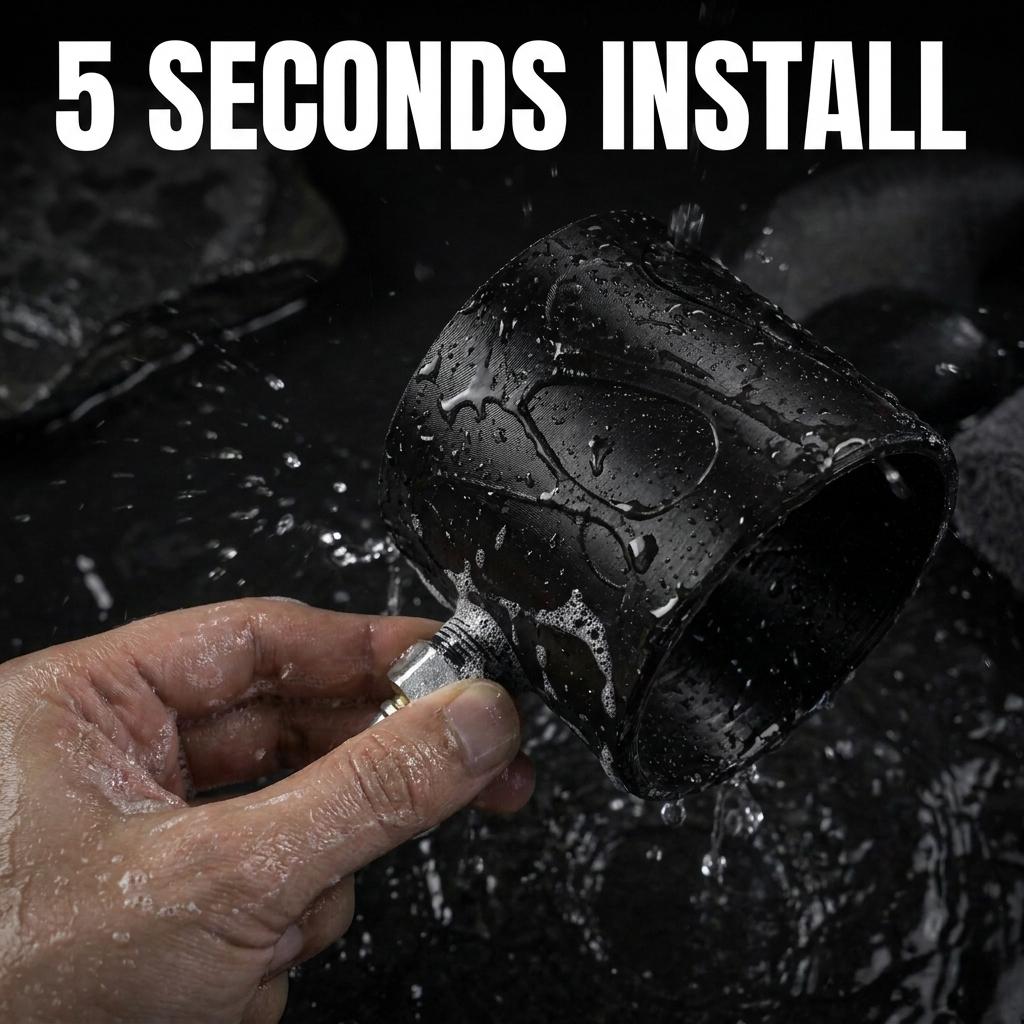 🚿 Targeted Ring-Flow Handheld Shower Head – 5cm/8cm