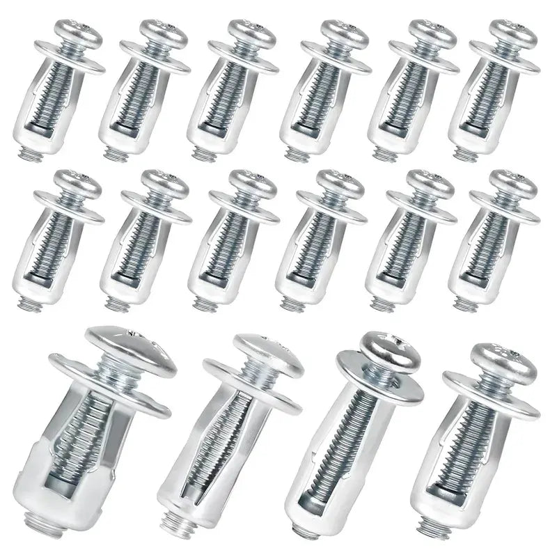 Heavy-Duty Rivet Nut Set (30/48/90PCS) - Carbon Steel Threaded Inserts with Rust-Resistant Zinc Coating, M4 M5 M6 Fasteners for Automotive, Furniture & DIY Repairs