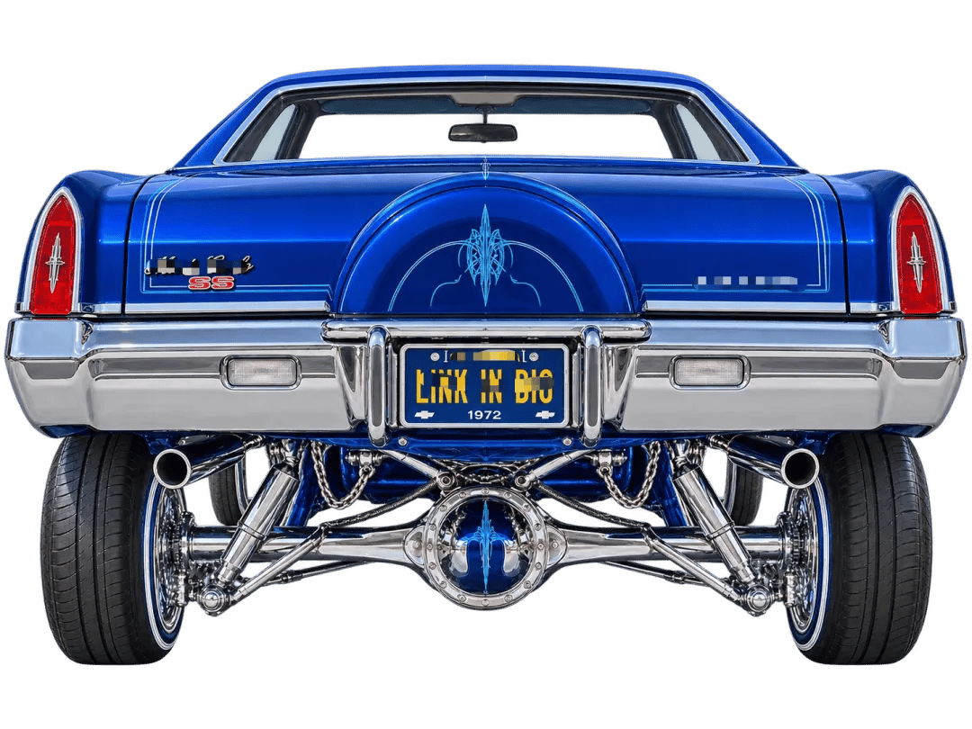 🚗 Classic Lowrider Car Rear Wall Shelf Lamp