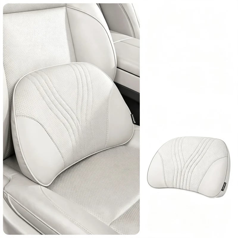 💯Premium Car Seat Headrest & Lumbar Support Cushion