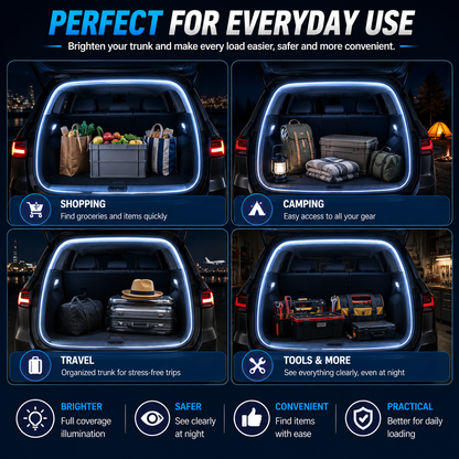 💡 SUV Trunk LED Light Strip | Dynamic Cargo Light Upgrade