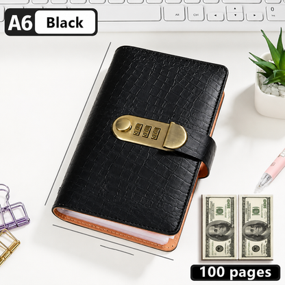 💵 100-Envelope Savings Challenge Binder with Password Lock – Secure Cash Organizer