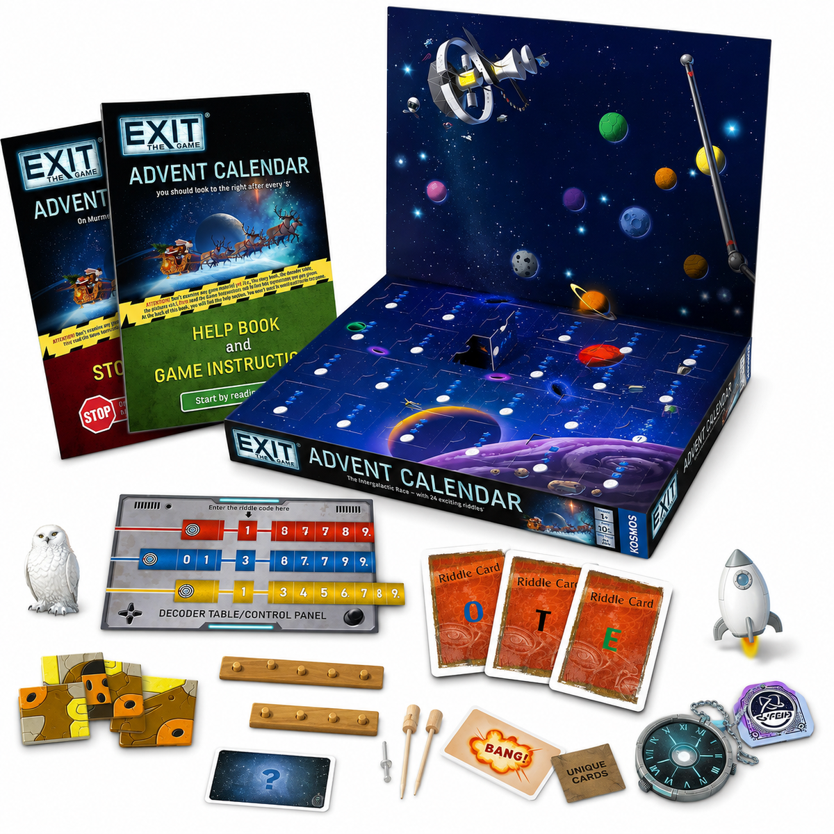 🧩LAST DAY 49% OFF –🐰 24-Day Cosmic Escape Room Advent Calendar🚀