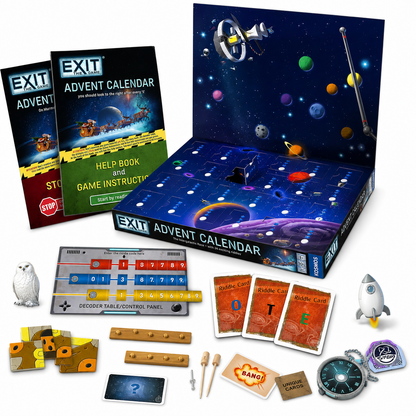 🧩LAST DAY 49% OFF –🐰 24-Day Cosmic Escape Room Advent Calendar🚀