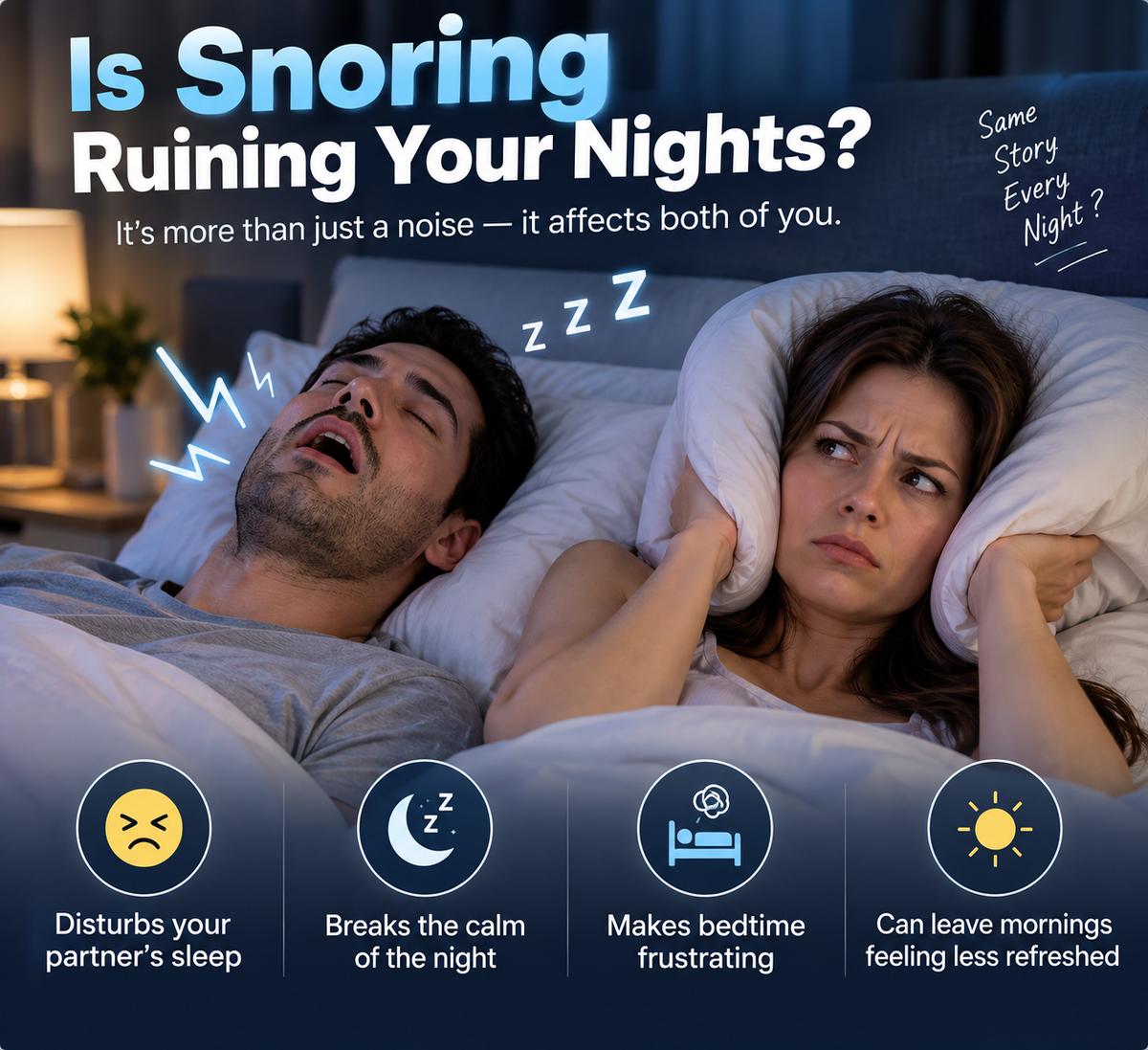 Neck Wearable – Simple Bedtime Snoring Support