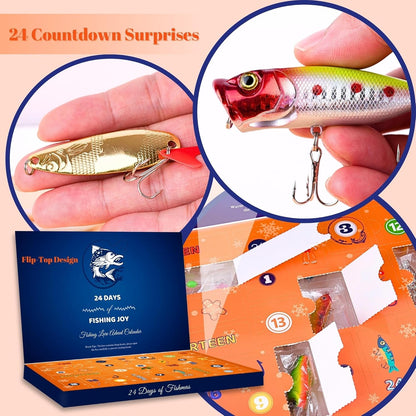 🔥 Open A New Fishing Lure Every Day – 2026 Christmas Advent Calendar