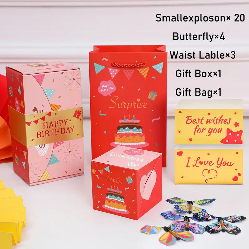 Pop-Up Surprise Explosion Gift Box Kit – Make Their Gift Come to Life 🎁
