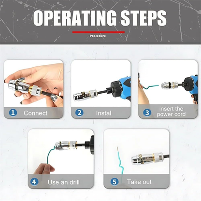 5-in-1 Drill Wire Stripper & Twister