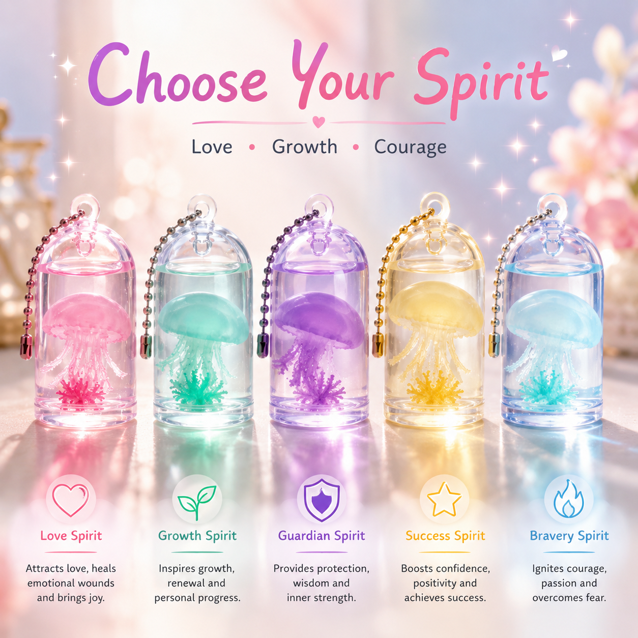 ✨ Pocket Jellyfish Spirit™ | Your Daily Dose Of Calm & Good Vibes