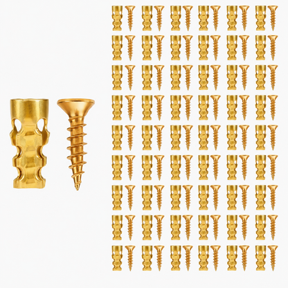 🔩 Stripped Screw Hole Repair Anchors  Restore loose cabinet hinges without moving or replacing them.