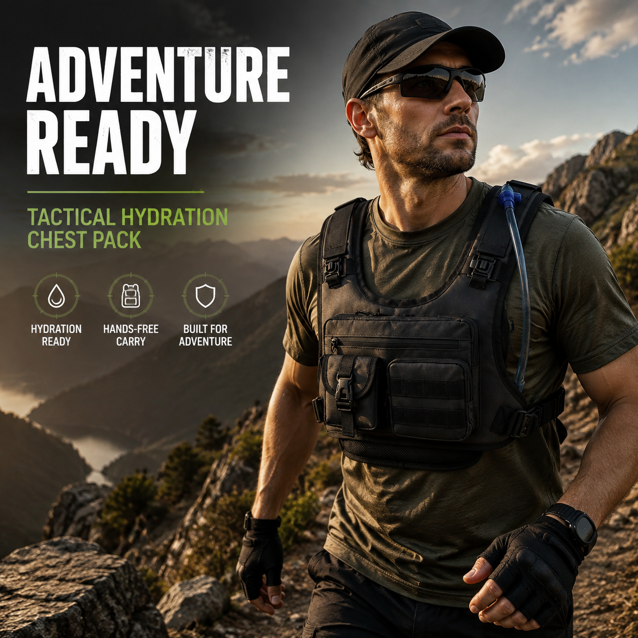 Tactical Chest Bag – Compact EDC Sling Pack Built For Outdoor Adventures