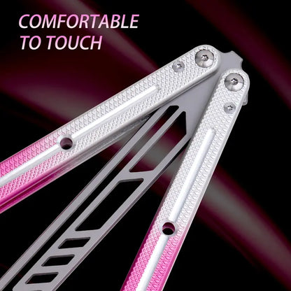 SEA MONSTER CLONE Balisong, Foldable Lightweight Aluminum Alloy Handle