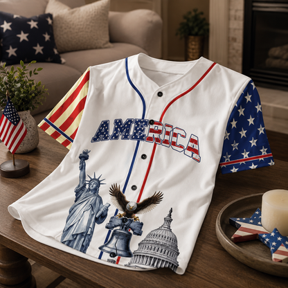 USA 250th Anniversary Baseball Jersey | 1776–2026 Patriotic Semiquincentennial Shirt