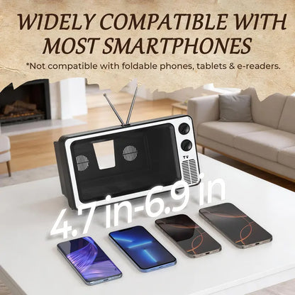📺 Retro TV Phone Screen Magnifier – Foldable HD Mini Cinema