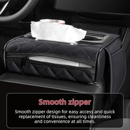 Car Center Console Armrest Organizer | 5-in-1 Storage Cover