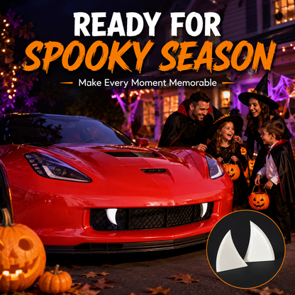 🧛 Halloween Car Vampire Fangs – Spooky Vehicle Decoration To Transform Your Ride
