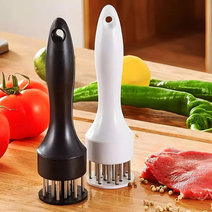 🥩 21-Pin Meat Tenderizer – Quick Marinade & Juicier Steak Prep