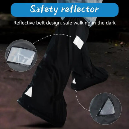 🌧️ Waterproof Rain Boot Covers – Reusable & Foldable Shoe Protection