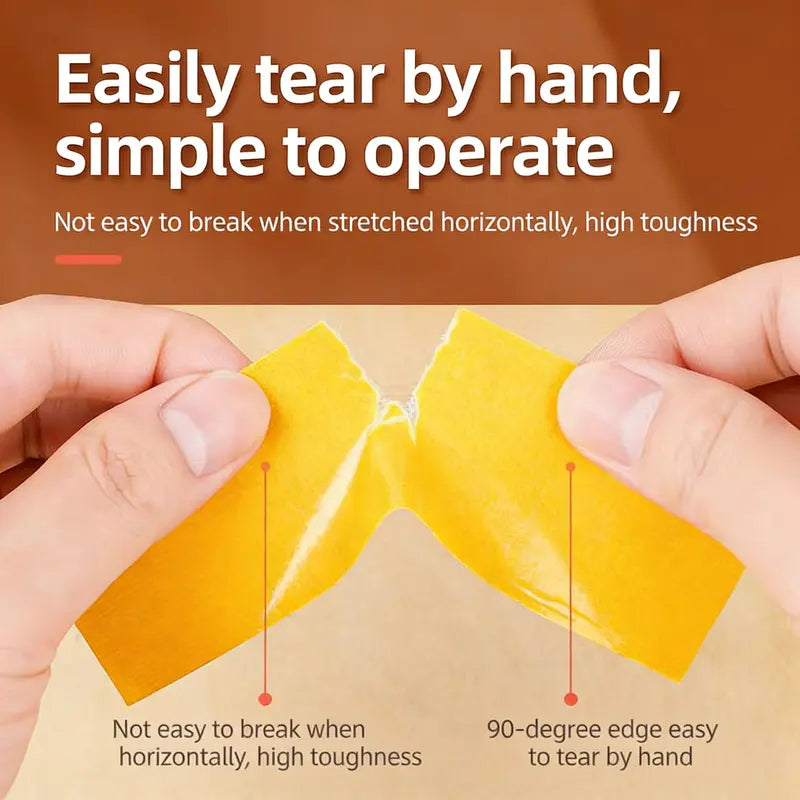 🔥 Heavy-Duty Double-Sided Grid Tape – Strong Hold, Easy Tear & Clean Removal