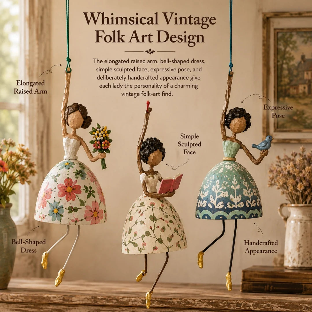 ✨Whimsical Dancing Lady Hanging Ornament