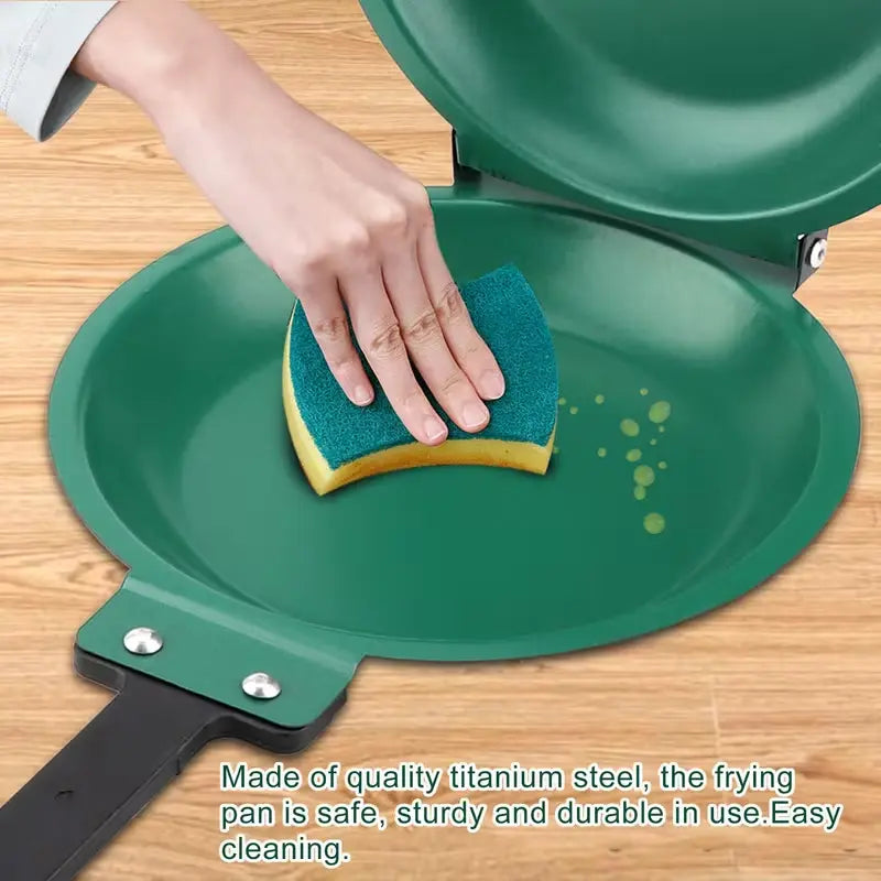 🥞 Double-Sided Nonstick Flip Pan – Easy Pancakes, Eggs & Omelets