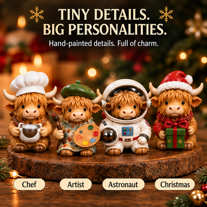 ⏳ Last Day 49% OFF –🐮24-Day Highland Cow Advent Calendar