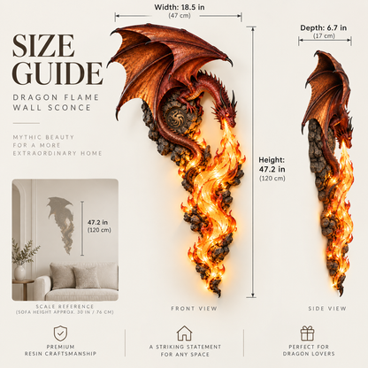 🎁Last Day 49% OFF -🐉 Dragonfire Guardian™ Wall Sconce – A Legendary Flame Awakens On Your Wall