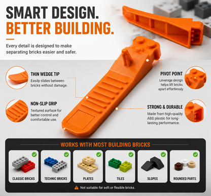 🧱 Brick Separator Tool | Easy LEGO Brick Remover For Faster Building & Rebuilding