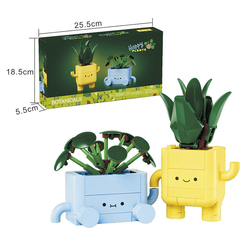 🌱 SPECIAL OFFER | Buildable Garden Buddies – Cute Wobbling Plant Character Building Set for Creative Play