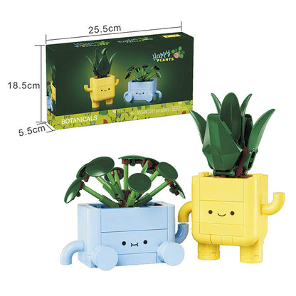 🌱 SPECIAL OFFER | Buildable Garden Buddies – Cute Wobbling Plant Character Building Set for Creative Play