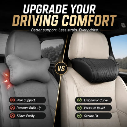 💯Premium Car Seat Headrest & Lumbar Support Cushion
