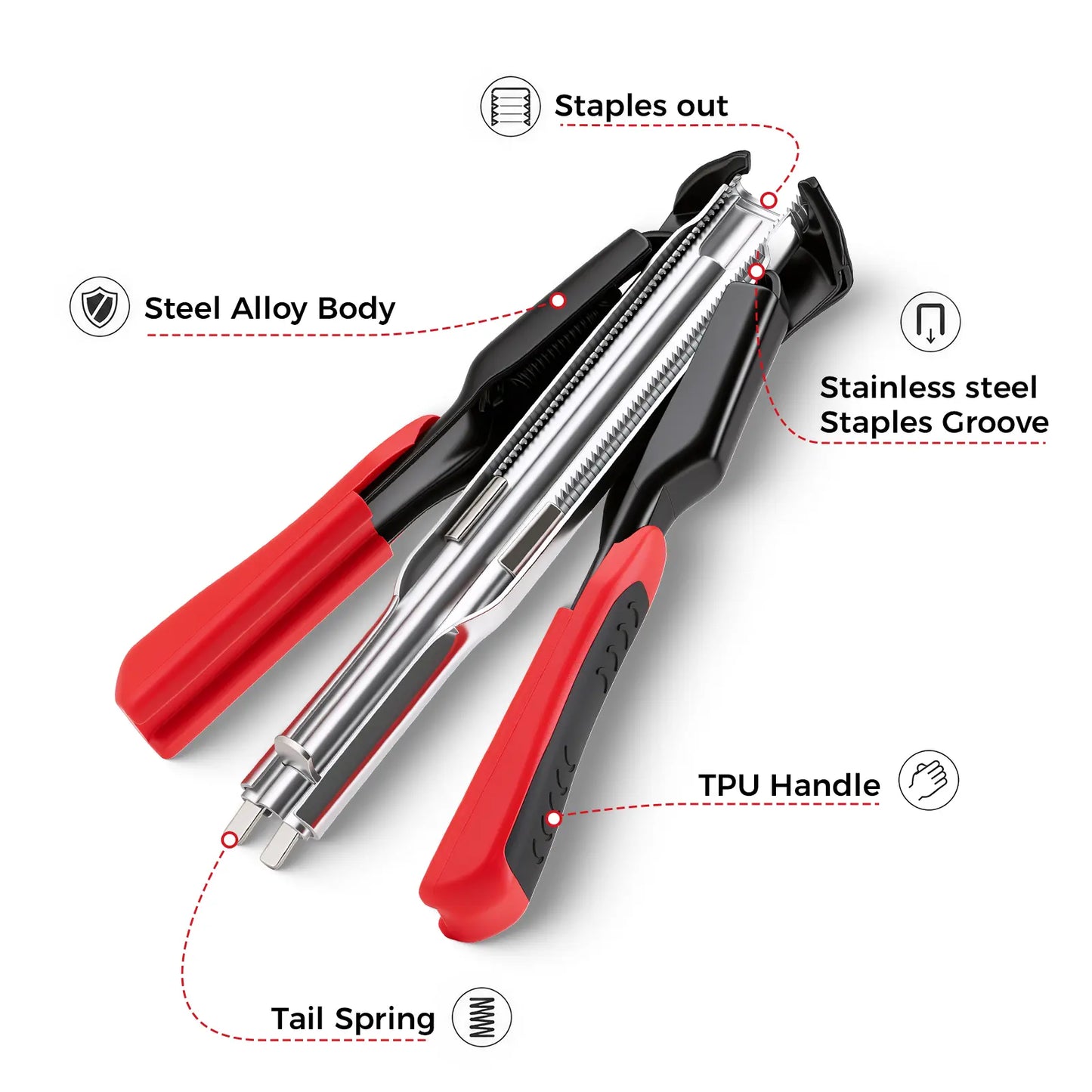 🔧 Professional Hog Ring Pliers Kit