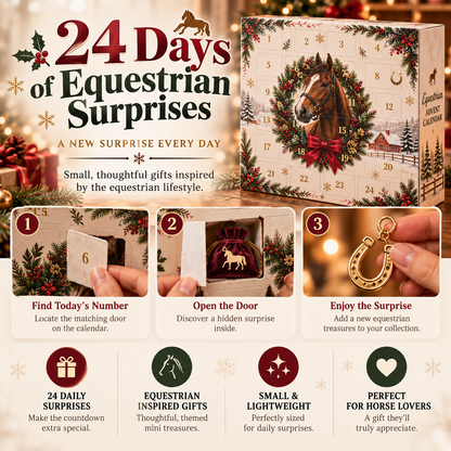 🐴 24-Day Equestrian Advent Calendar – Daily Mini Surprises for Horse Lovers