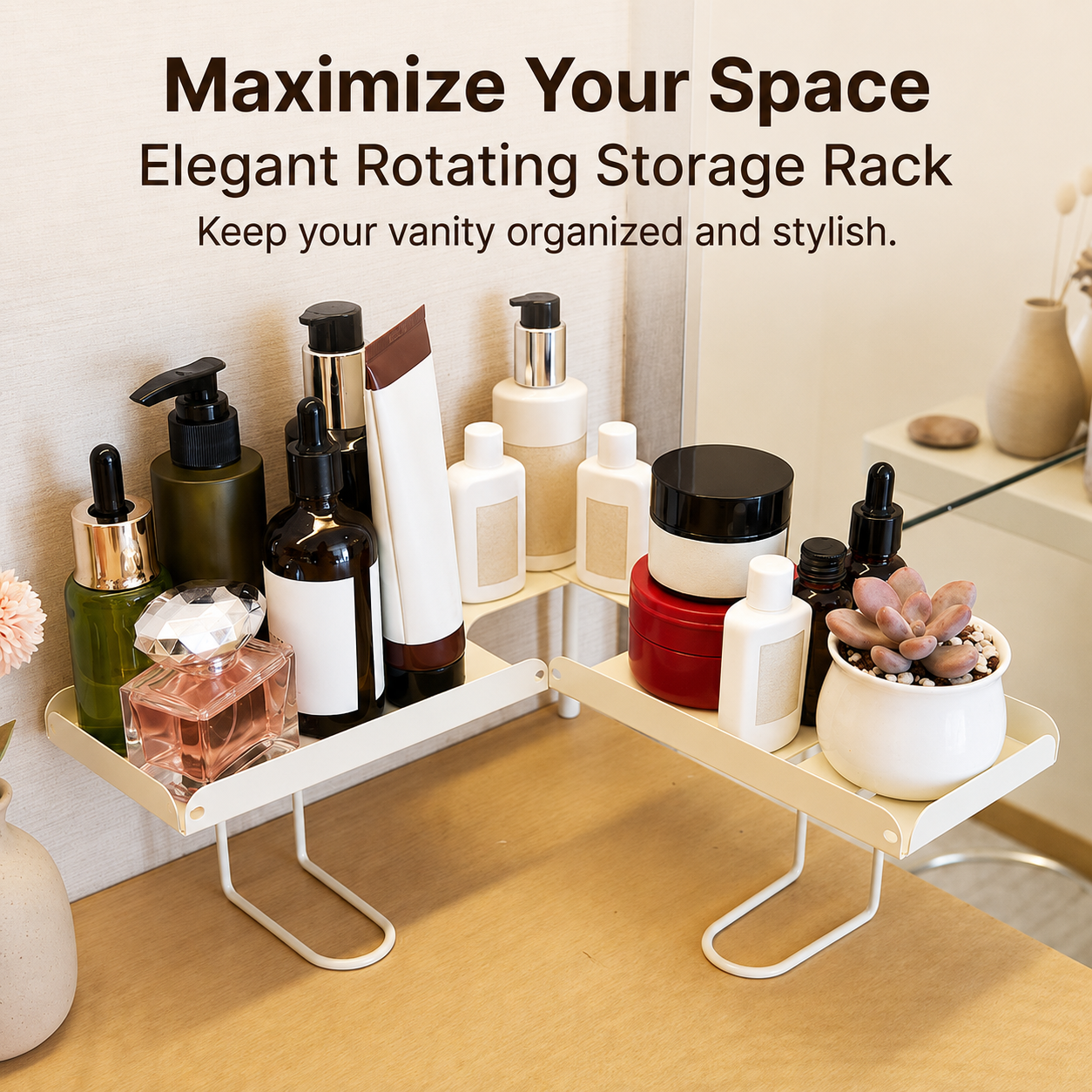 Adjustable Foldable Over-Faucet Shelf Organizer