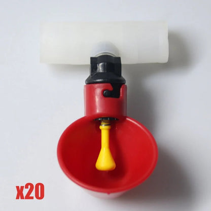 📍Gravity-Fed Automatic Chicken Waterer Cups