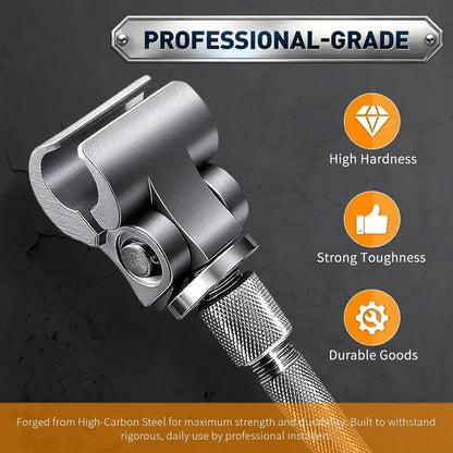 🔧 Adjustable Hinge Alignment Wrench – Heavy-Duty Steel Door & Cabinet Tool