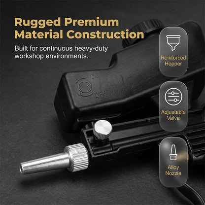 🔥 50% OFF Pneumatic Sandblasting Gun 🛠️ Remove Rust & Old Paint Faster