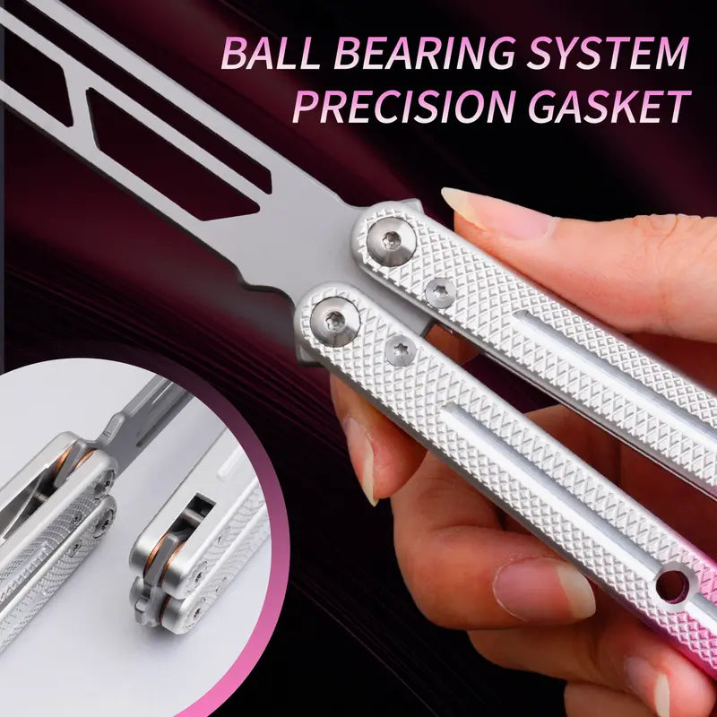 SEA MONSTER CLONE Balisong, Foldable Lightweight Aluminum Alloy Handle