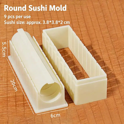🍣 DIY Sushi Maker Mold Set – Easy Homemade Sushi Roll Tool For Beginners & Family Sushi Nights
