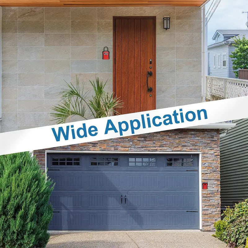 Never Get Locked Out Again 🔐 | 4-Digit Wall-Mounted Key Lock Box