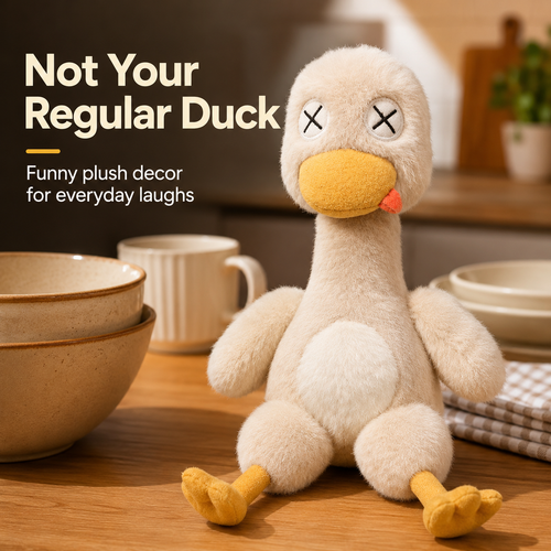 Magnetic Plush Toy Duck – "Salted Duck" Assembly Toy