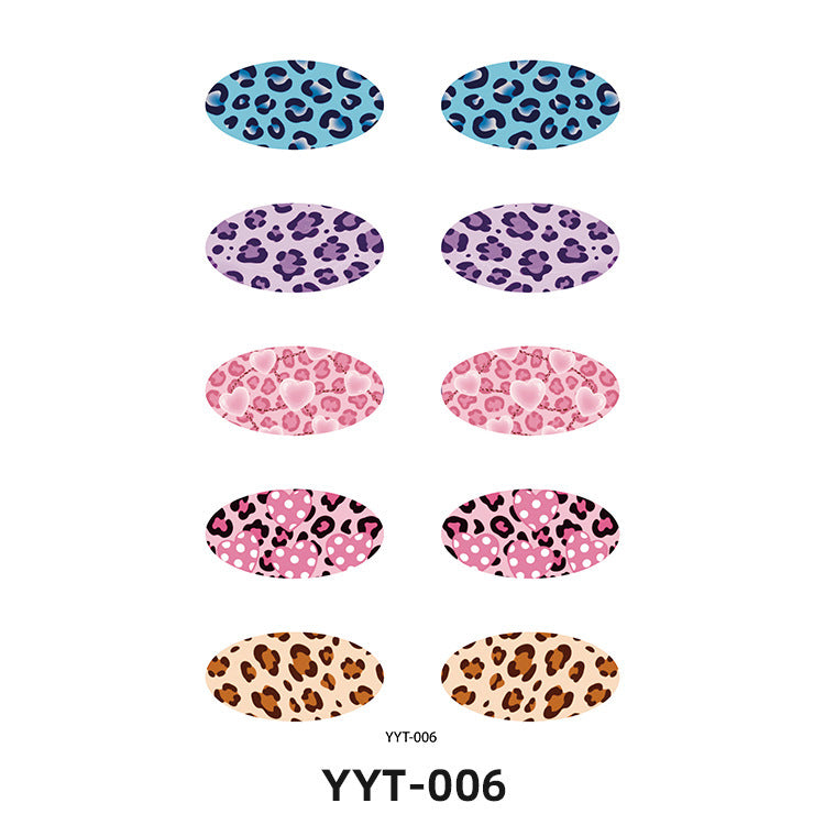 ✨ 5-Pair Pre-Designed Eyeshadow Transfer Stickers – Complete Eye Looks in Seconds