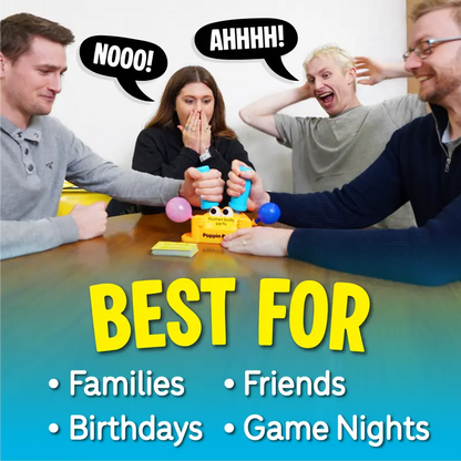 Poppin Panic best for families friends birthdays game nights