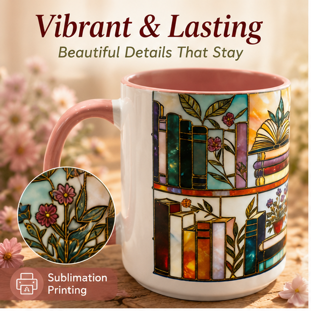 ☕Colorful Flower Mug , Creative Ceramic Gift for Mom Friend Office