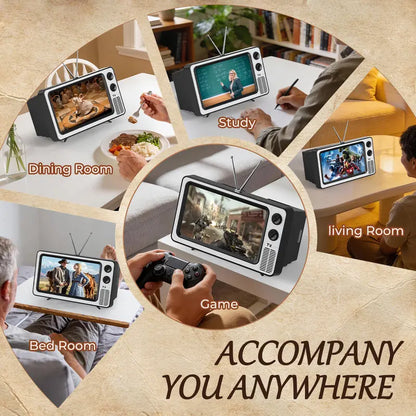 📺 Retro TV Phone Screen Magnifier – Foldable HD Mini Cinema